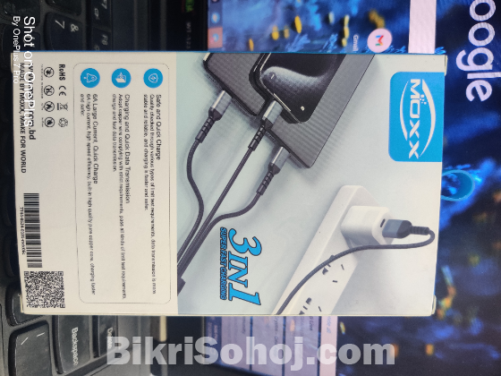3 in 1 Quick charge data Cable